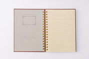 Floral Greek Vase Spiral Notebook