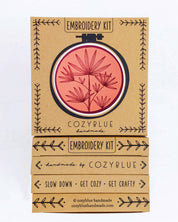Lady palm embroidery kit