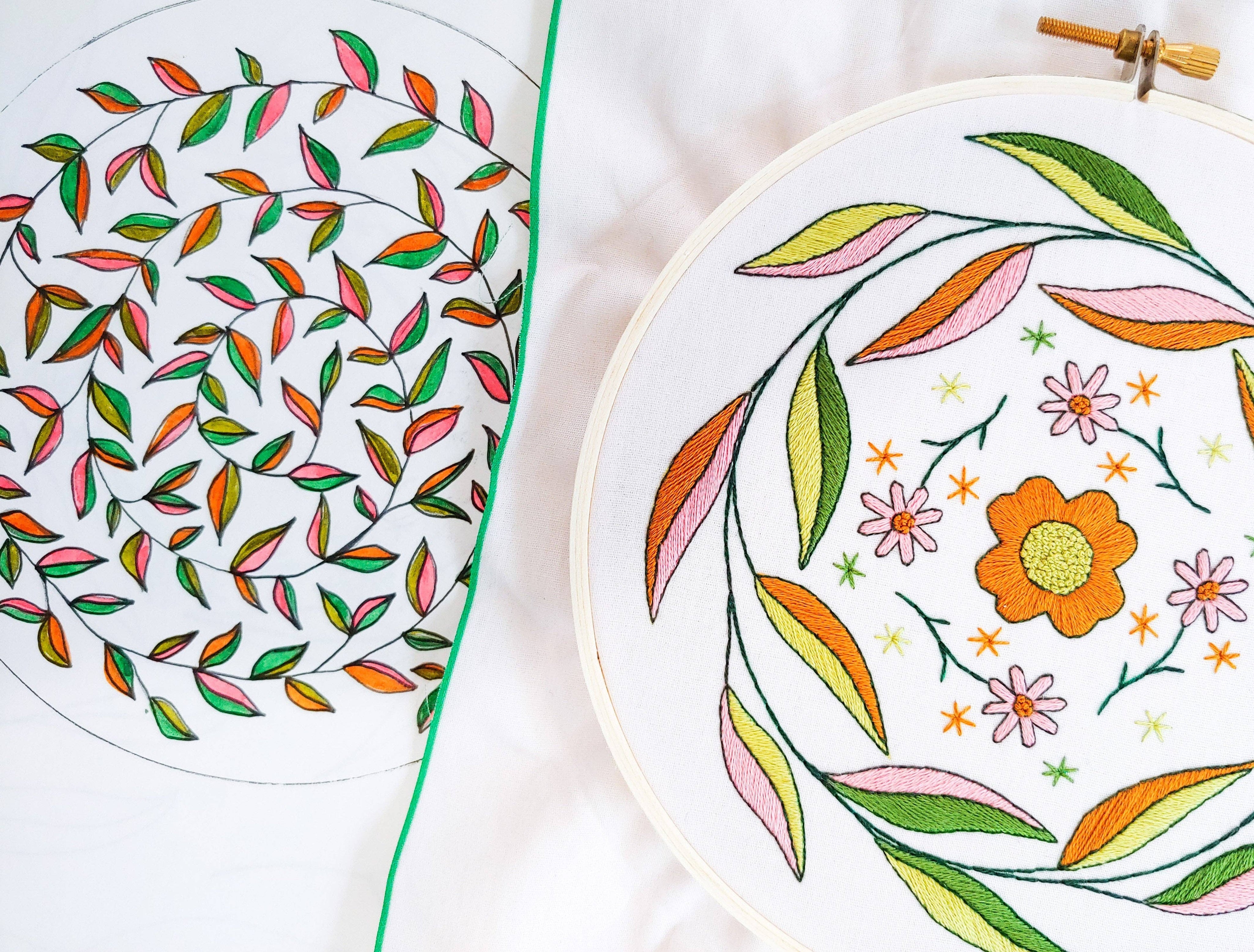 Mellow mood embroidery kit