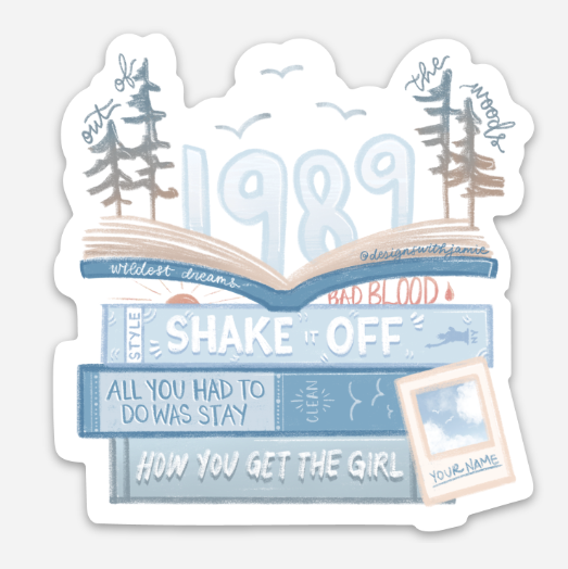 1989 Book Sticker