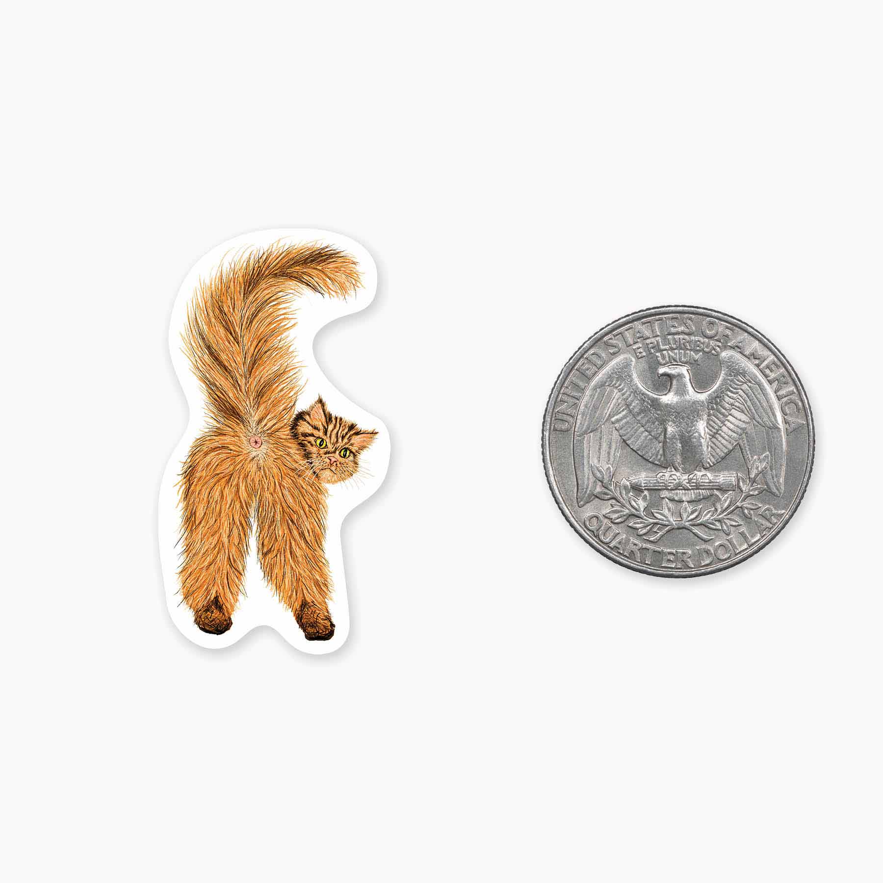 Cat Butt - Mini Sticker