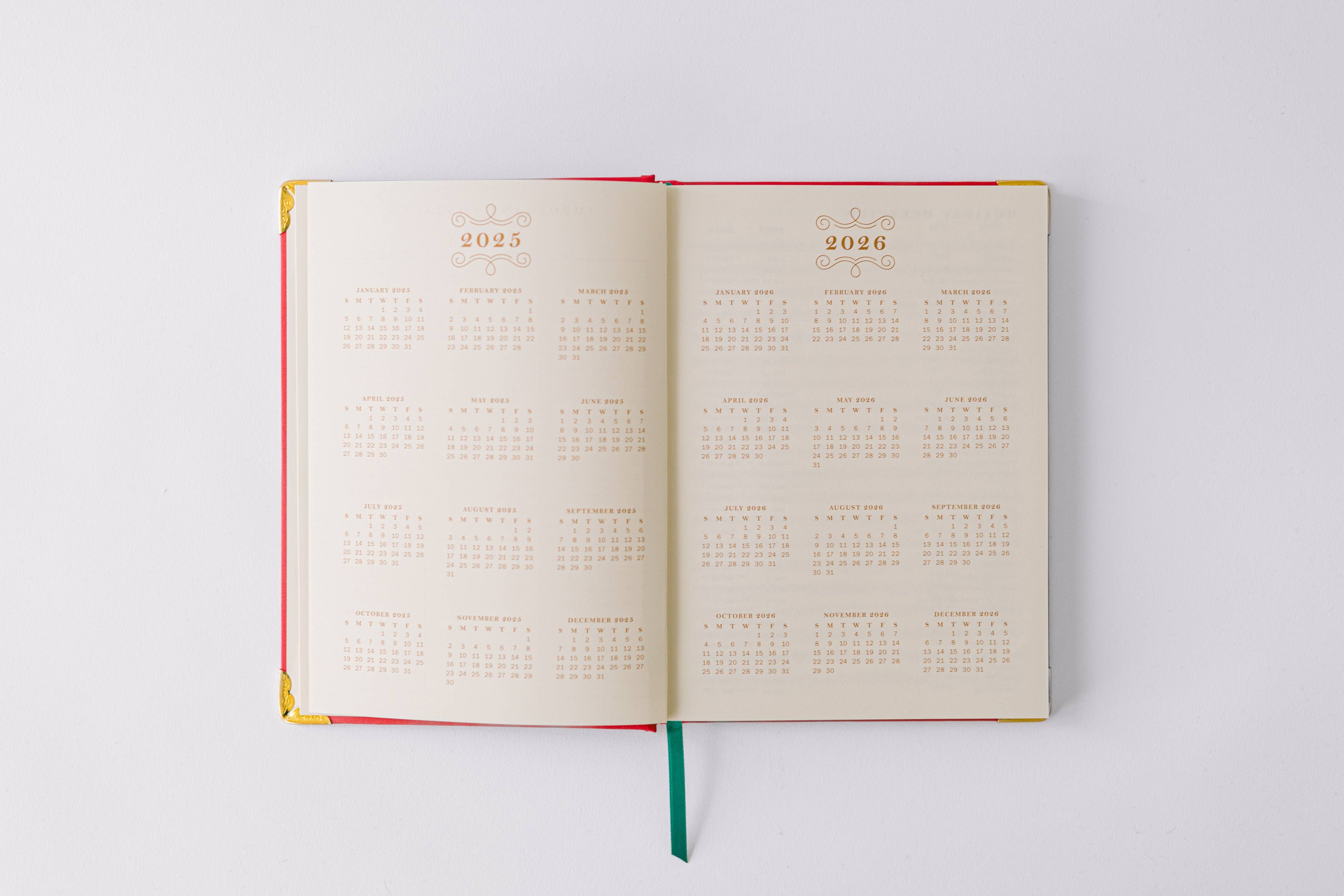 2026 Tulip Blind Embossed 17-Month Medium Bound Planner