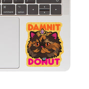 Damnit Donut Vinyl Sticker