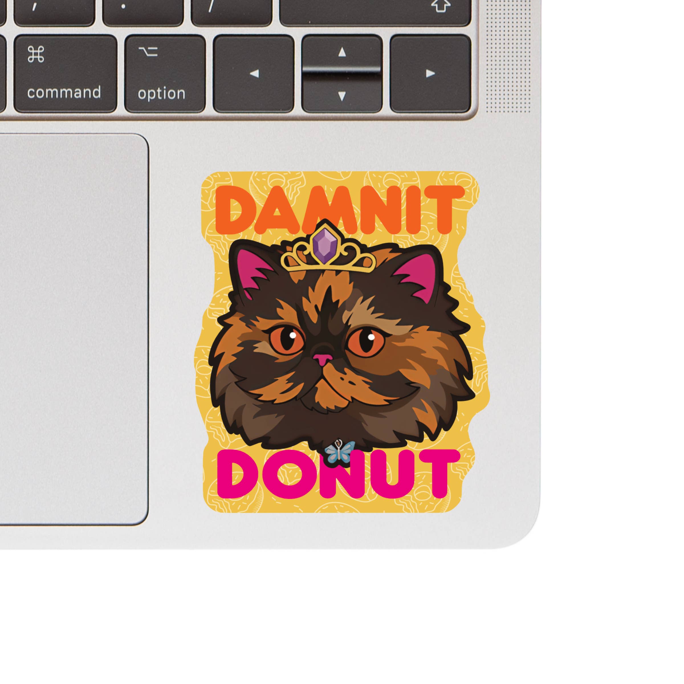 Damnit Donut Vinyl Sticker
