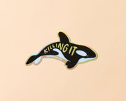 Killing It Holographic Vinyl Sticker