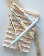 Retro Pen Set of Four | Pastel Rainbow
