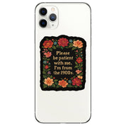 Please Be Patient Needlework Vinyl Sticker