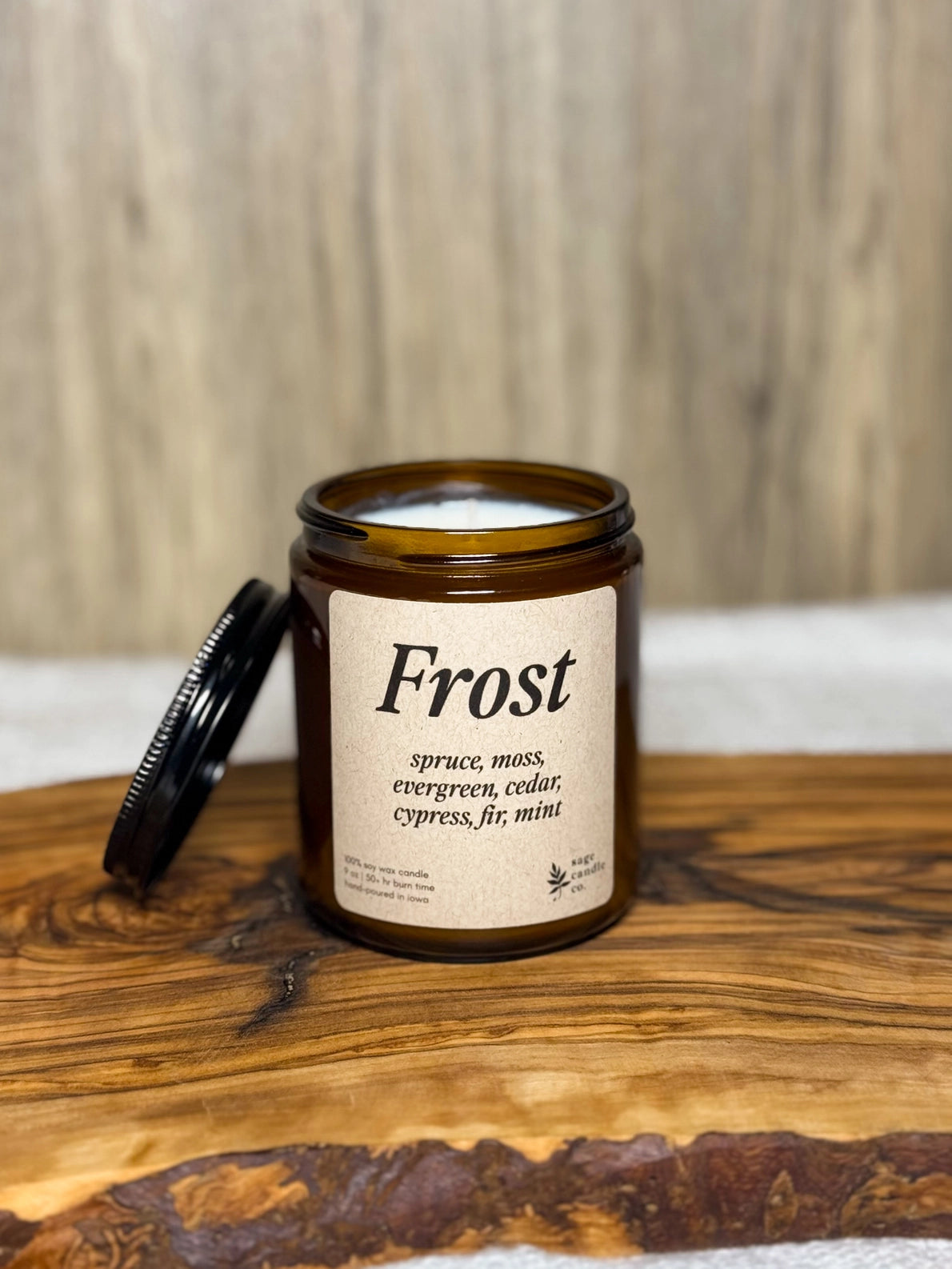 Frost - 100% Soy Wax Christmas Candle