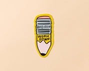 Worn Down Pencil Vinyl Sticker