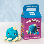 Craft Hero Threadies - Crochet Learning Kit - Ollie the Octopus