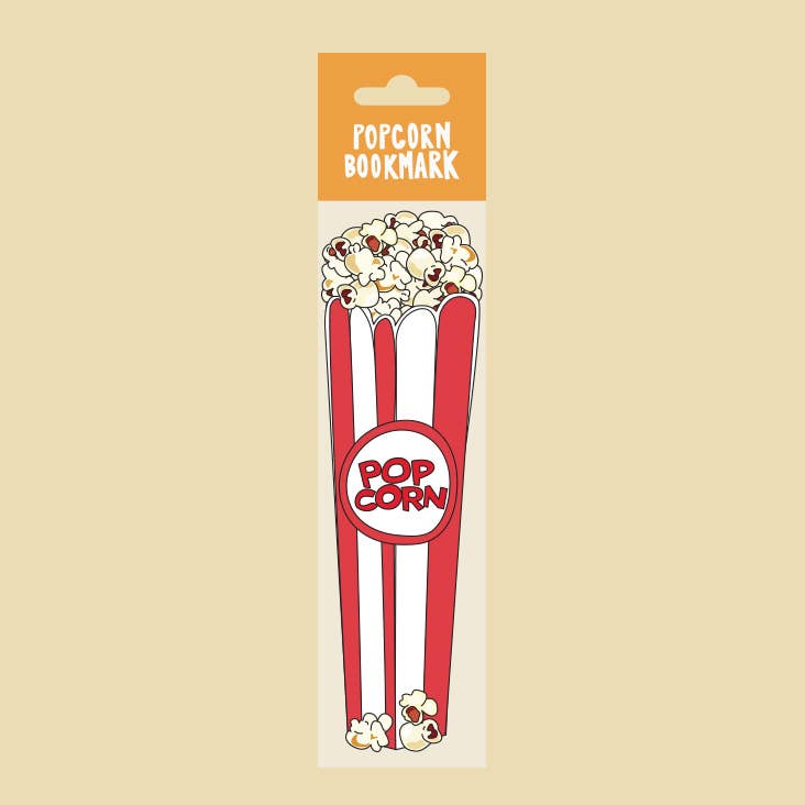 Popcorn Bookmark (it’s die cut!)