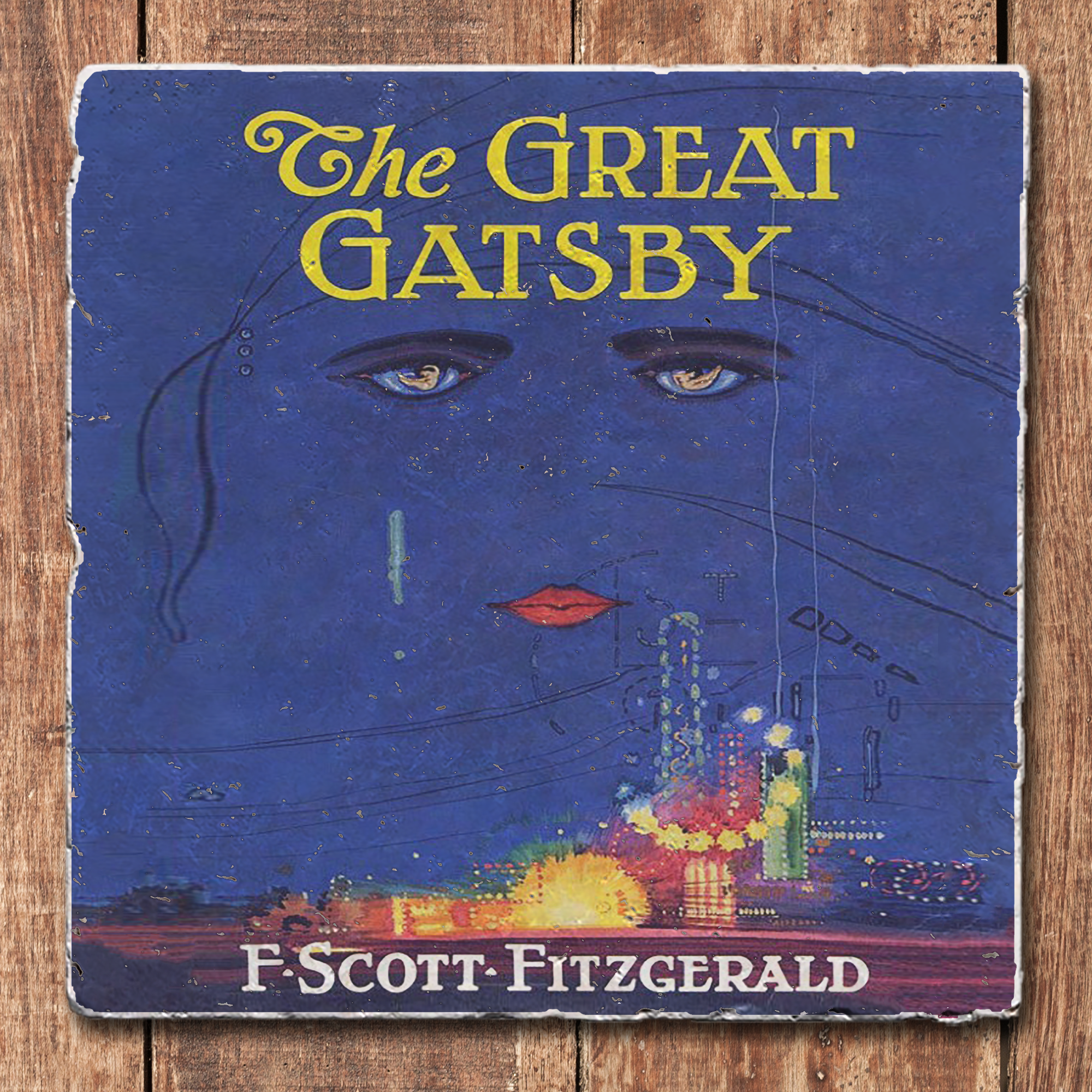 Classic Book Coaster - The Great Gatsby - F Scott Fitzgerald