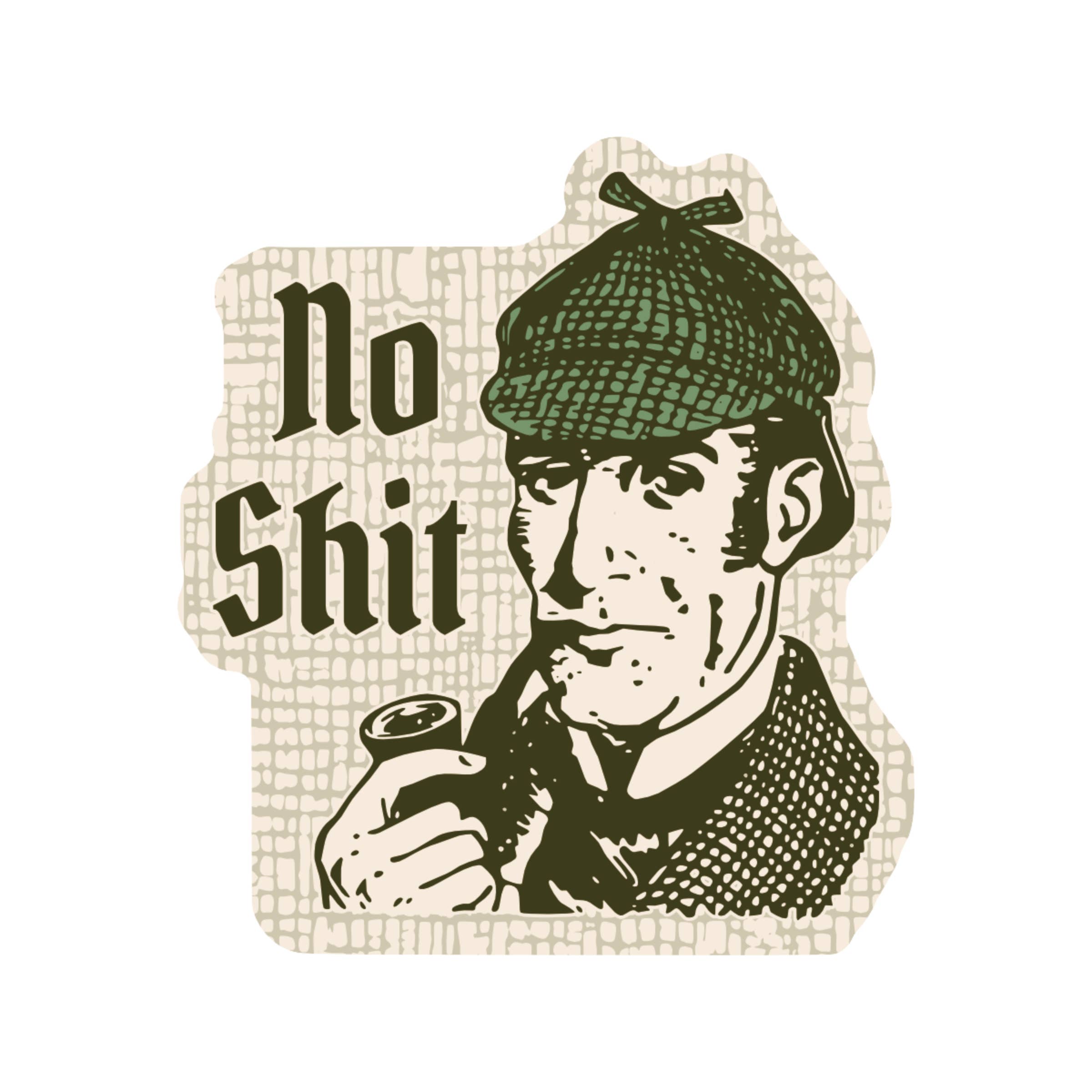 No Shit Detective Literature Vinyl Sticker