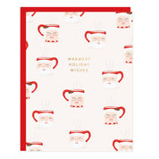 Santa Mugs Holiday Card