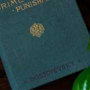 Crime and Punishment by Fyodor Dostoevsky 1866 Book Wallet