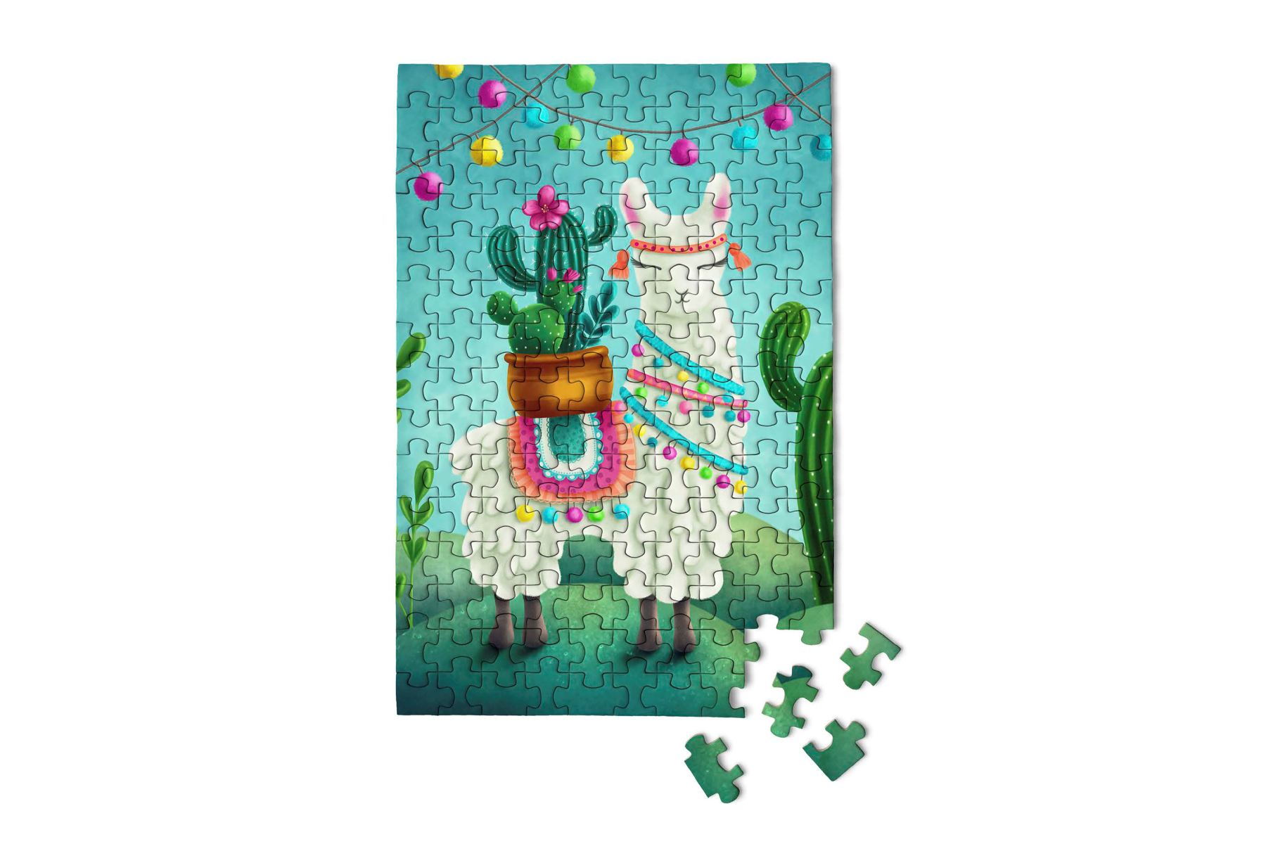 Llama Bama Ding Dong - Mini Jigsaw Puzzle
