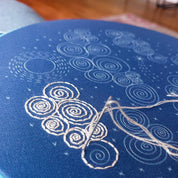 Night sky embroidery kit