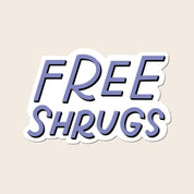 Free Shrugs Sticker