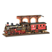 DIY Wooden Puzzle: Steam Journey