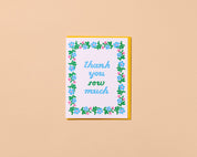 Thank You Sew Much Letterpress Thank You Card