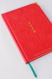 2026 Tulip Blind Embossed 17-Month Medium Bound Planner