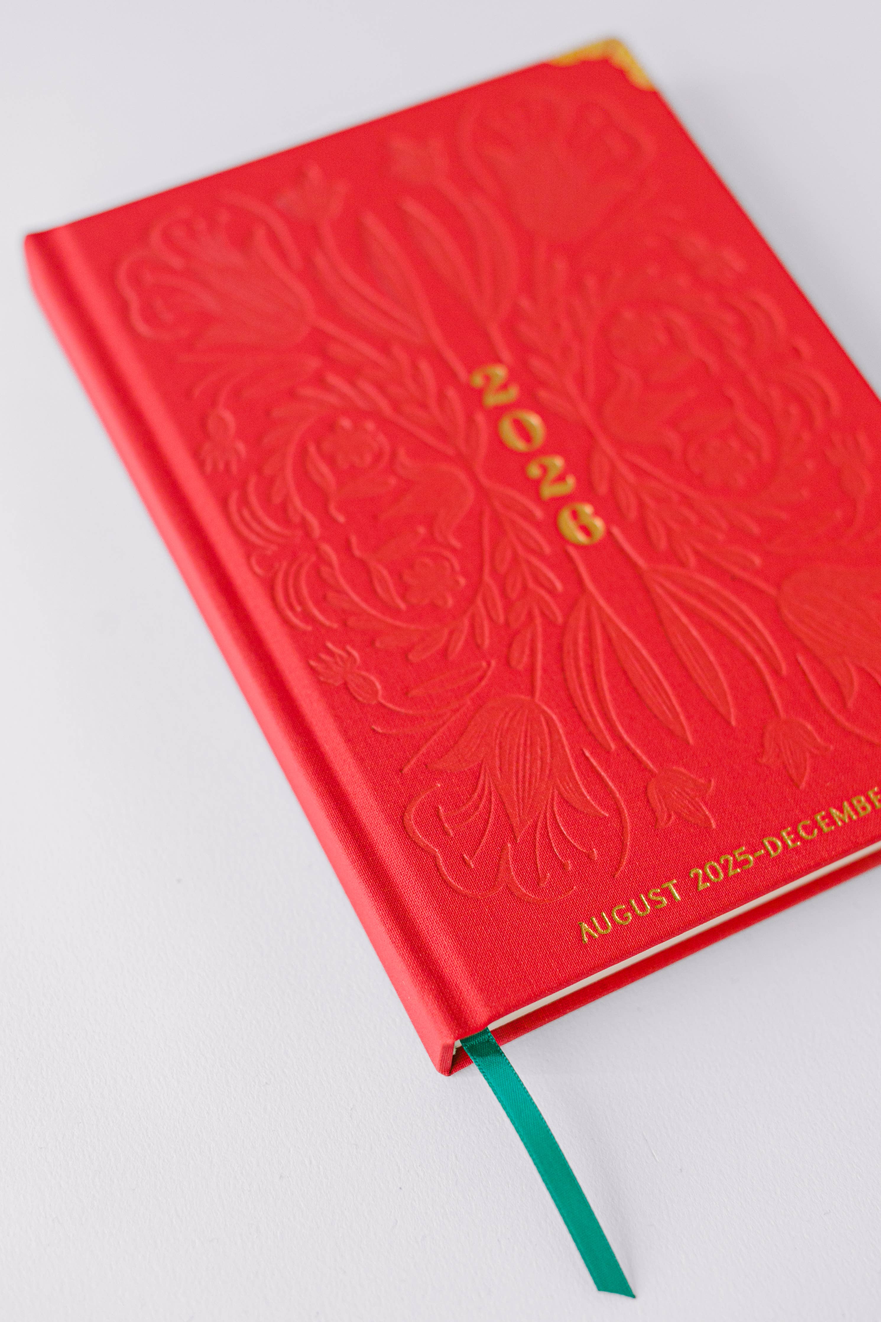 2026 Tulip Blind Embossed 17-Month Medium Bound Planner