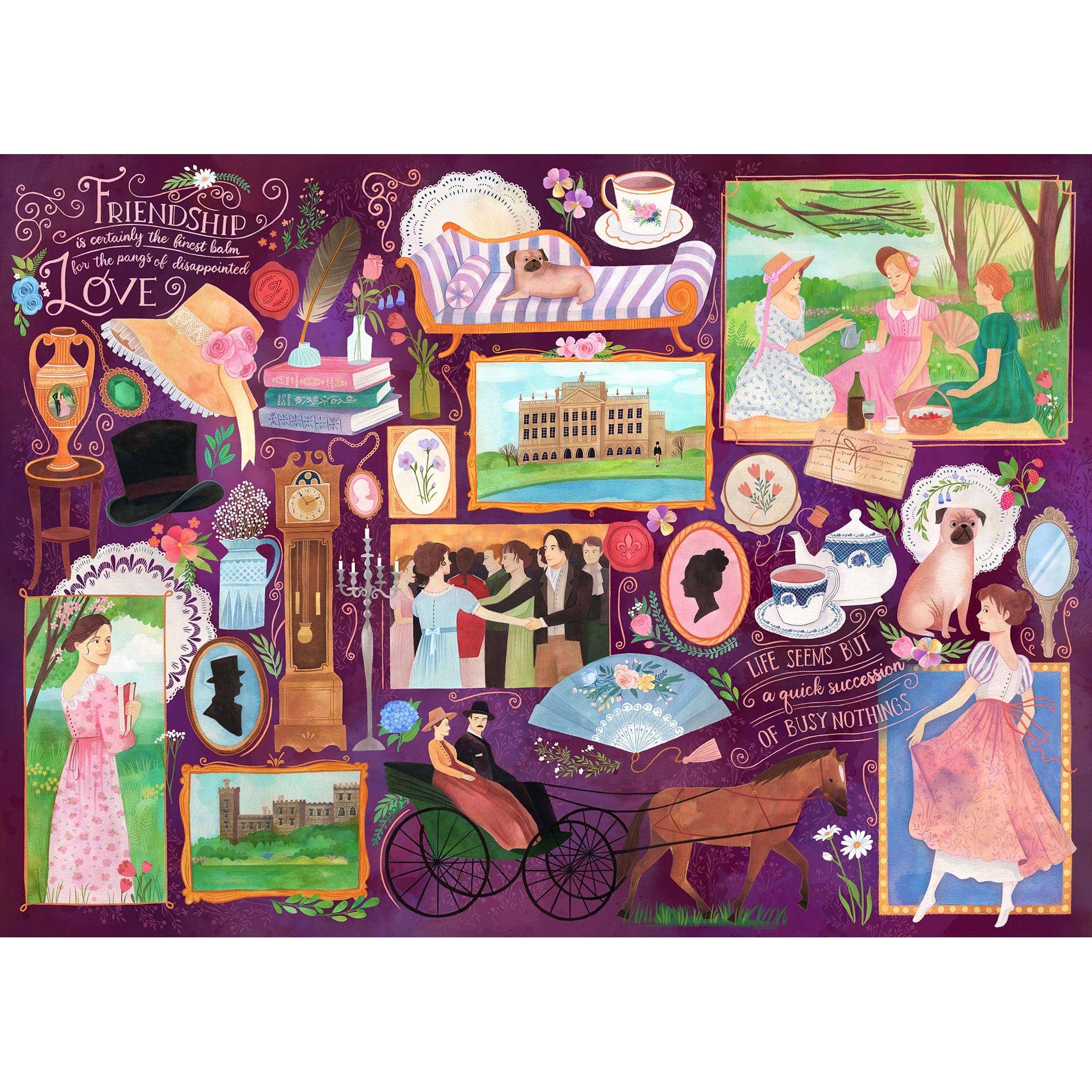 Book Club: Jane Austen 1000 Piece Jigsaw Puzzle