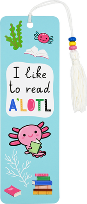 Axolotl Beaded Bookmark