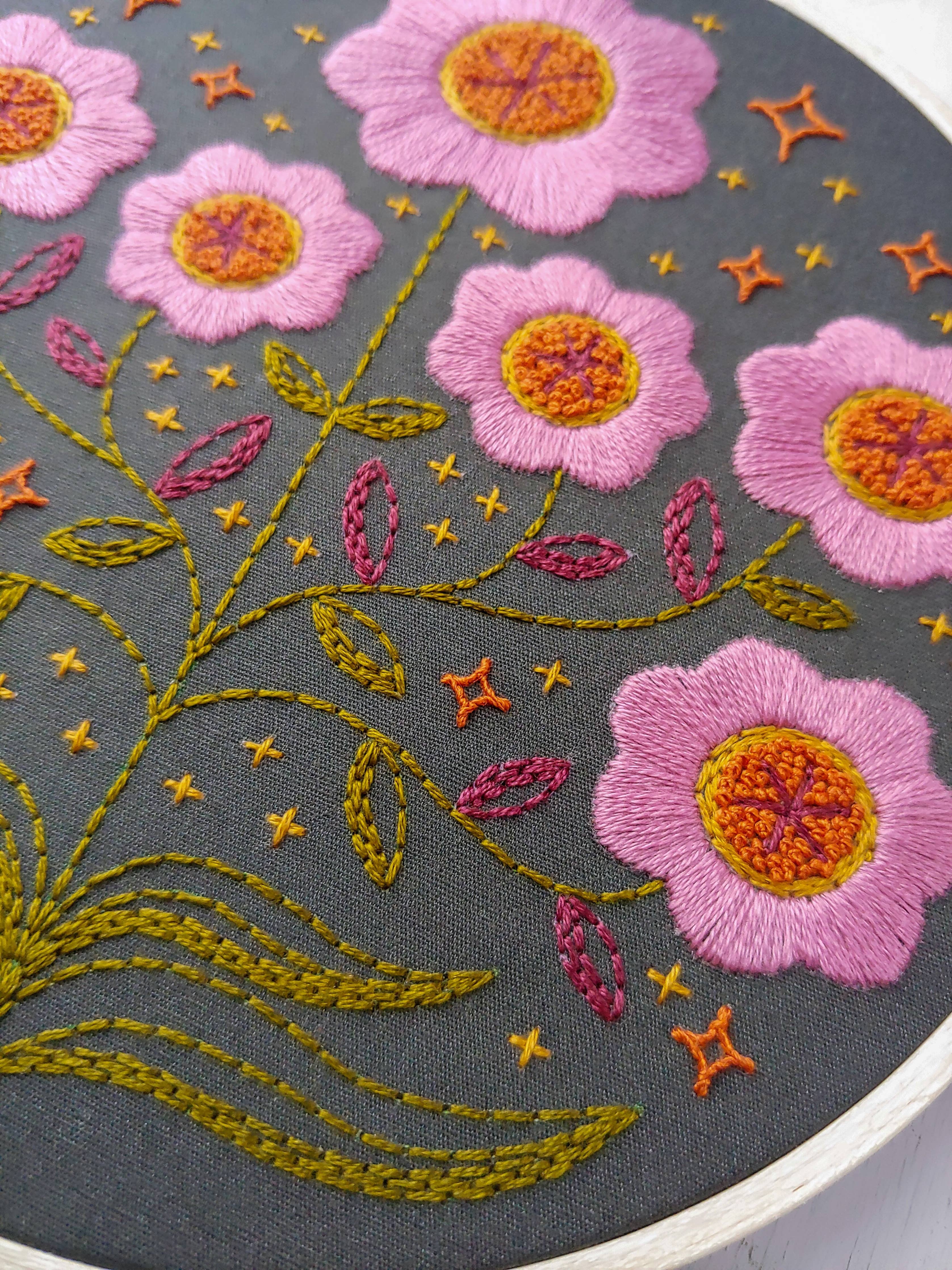 Enchanted embroidery kit