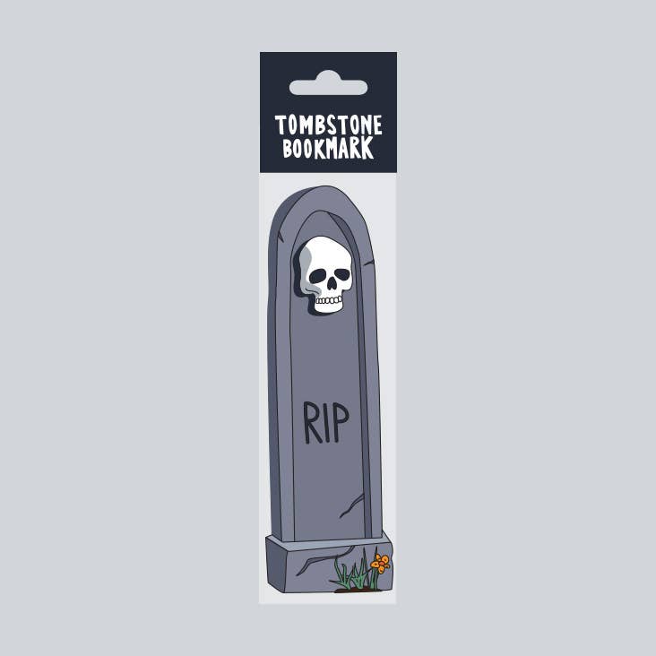 Tombstone Bookmark (it’s die cut!)