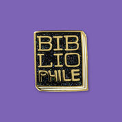 Book Pin: Bibliophile B