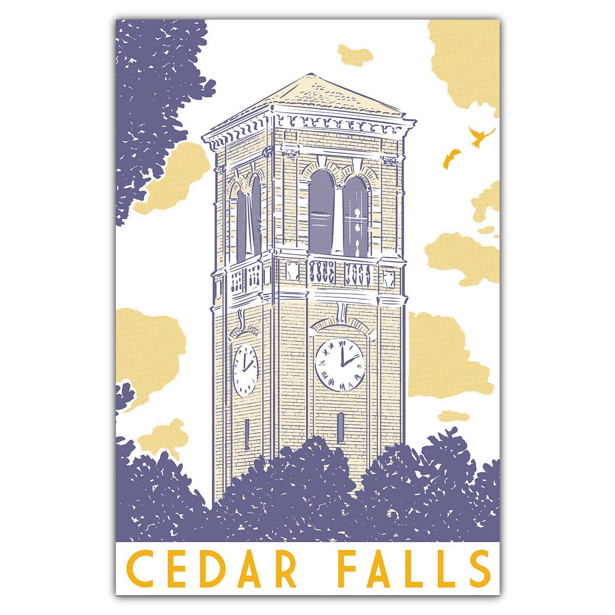 Cedar Falls Campanile Postcard