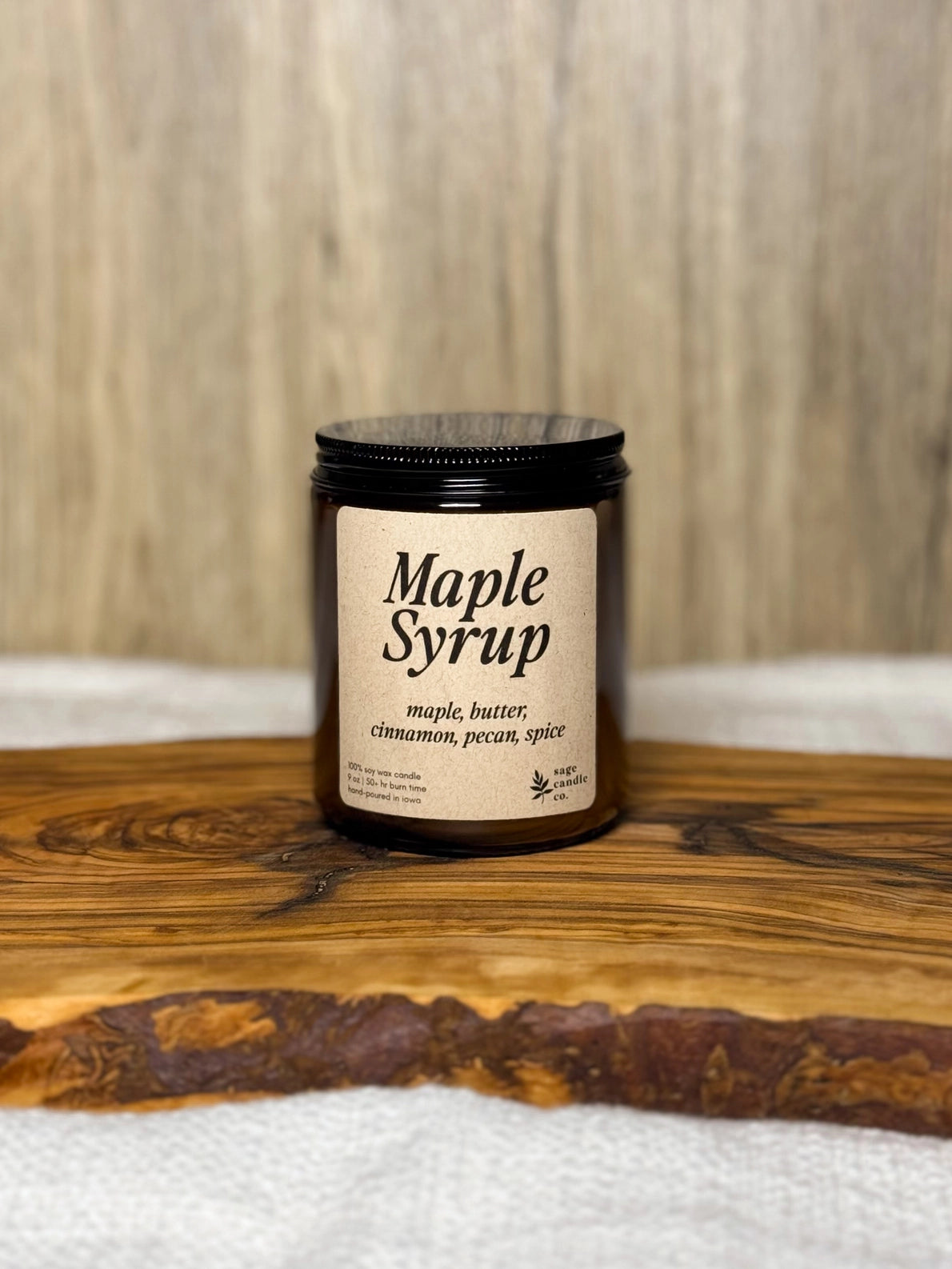 Maple Syrup - 100% Soy Wax Candle