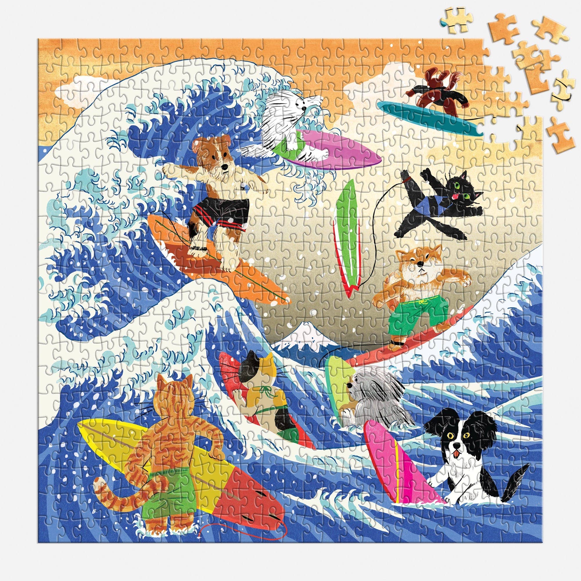 The Great Surf 500 Piece Puzzle