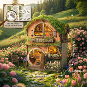 DIY Book Nook Kit: Woodland Daisy Cabin