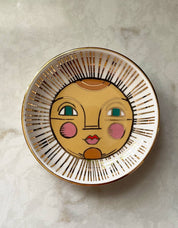 Sun Porcelain Trinket Dish