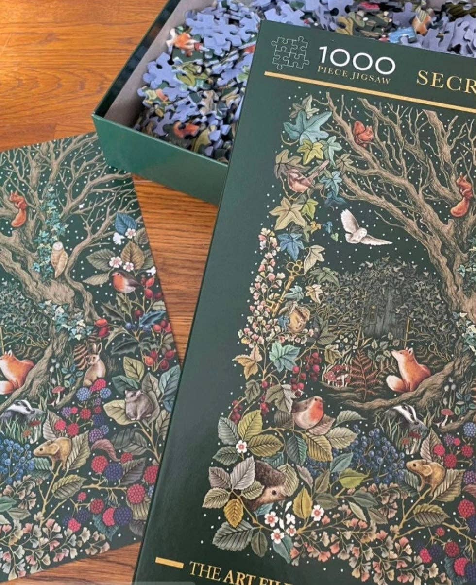 The Art File Secret Garden 1000 Piece Puzzle