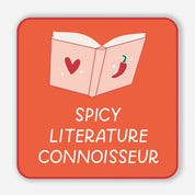 Spicy Literature Connoisseur Sticker