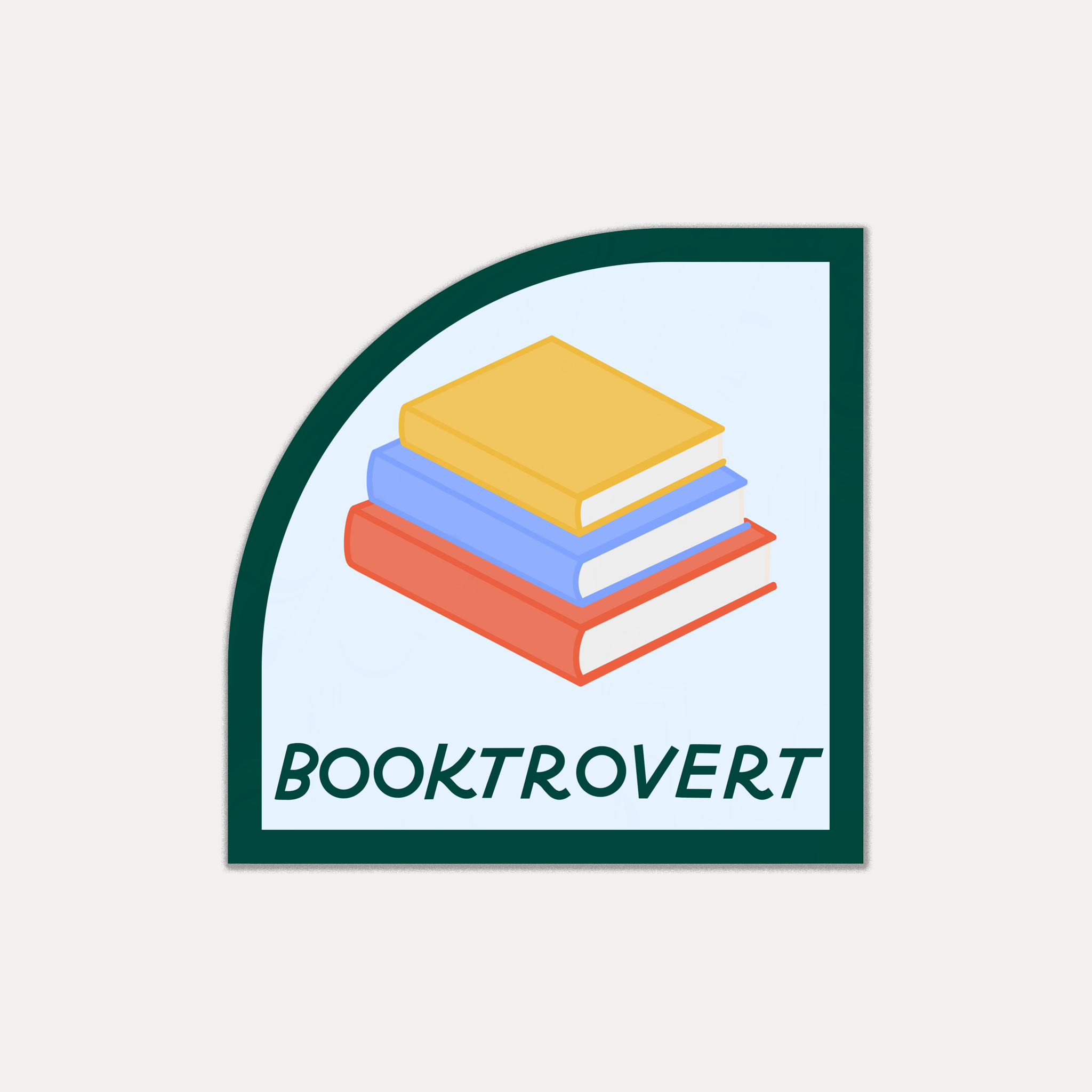 Booktrovert Sticker