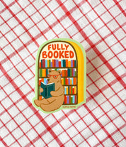 Reading Bear and Book Shelf Sticker - "Fully Booked"