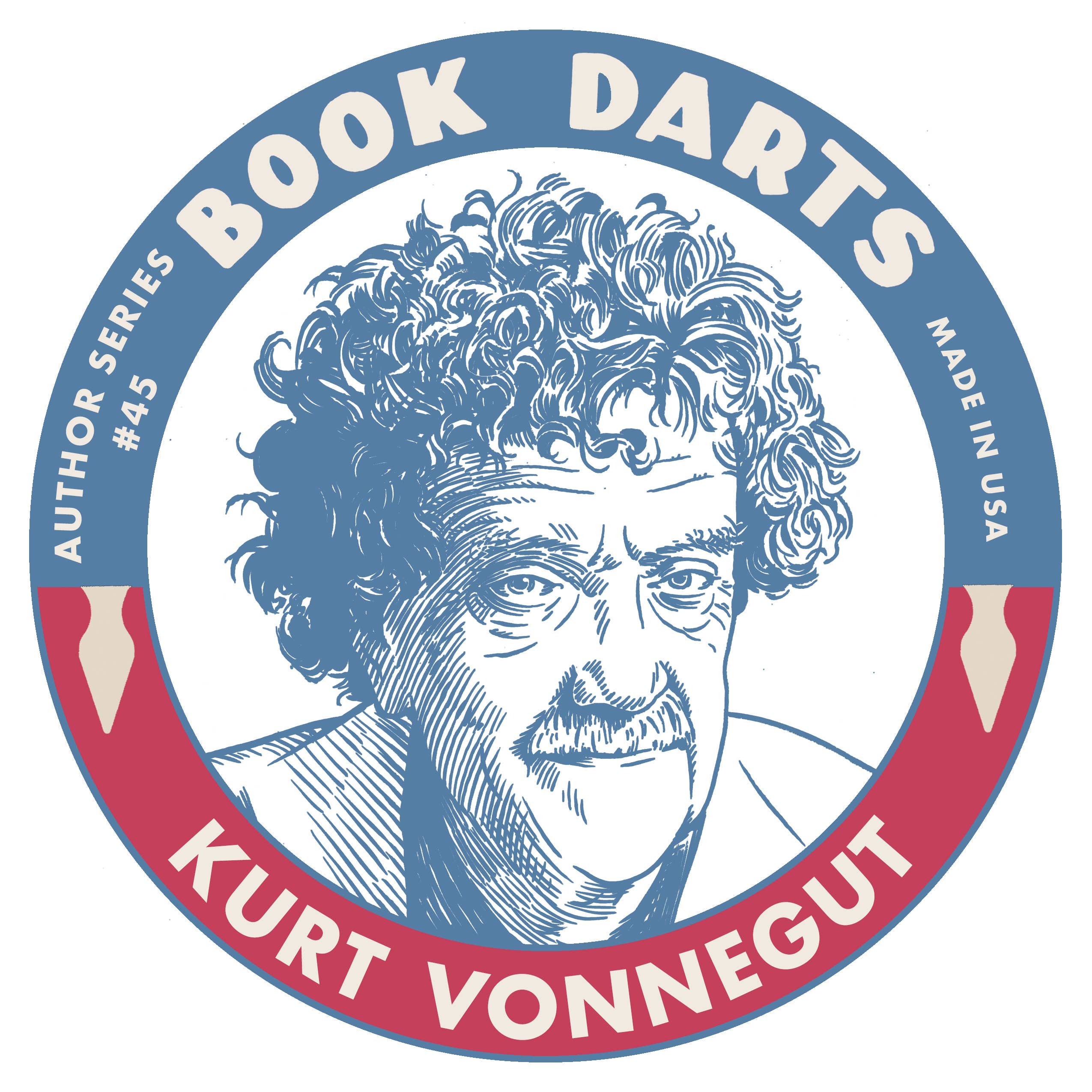 Tin Book Dart - Author Series # 45 - Kurt Vonnegut