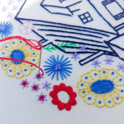 Guest house embroidery kit