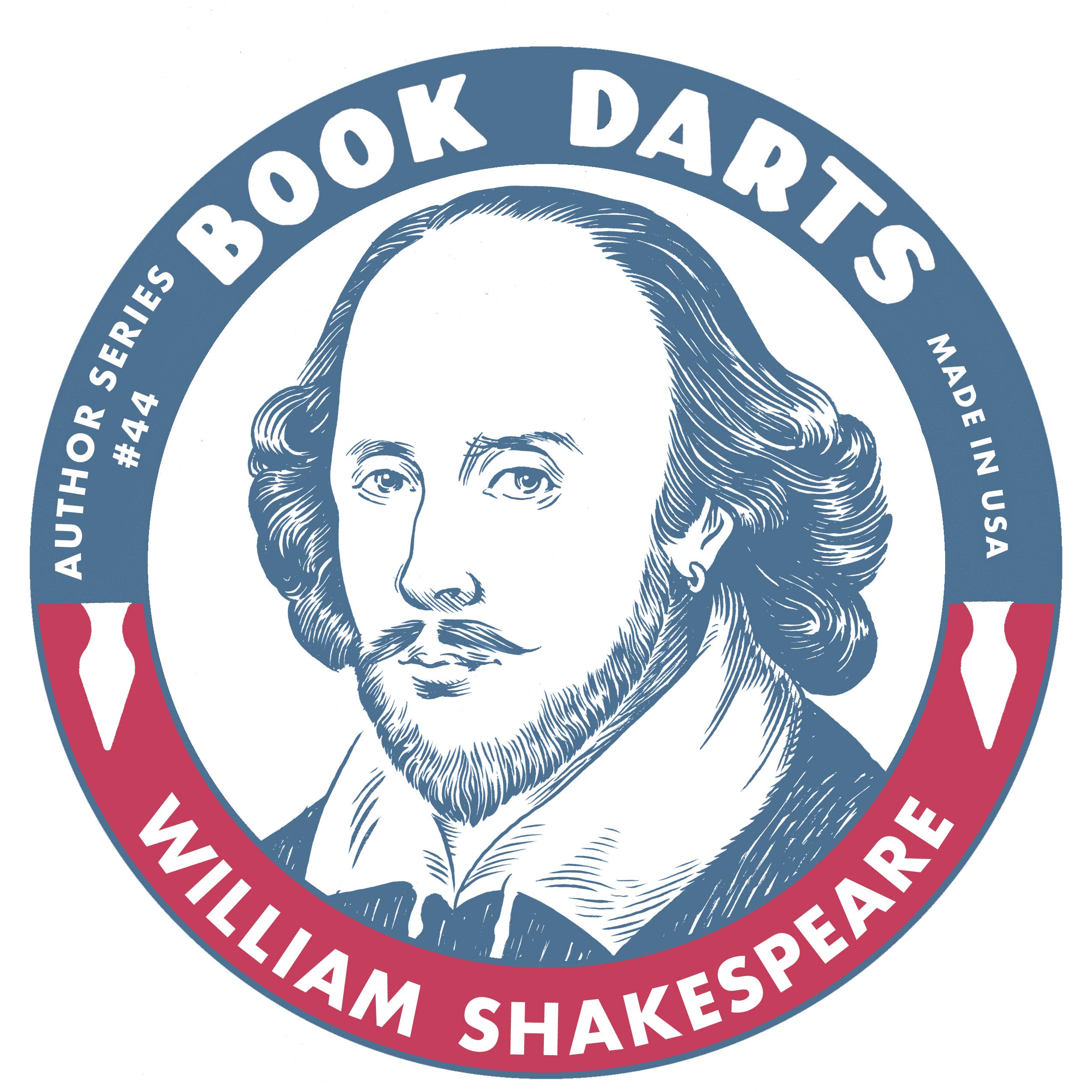Tin Book Dart - Author Series #44 - William Shakespeare