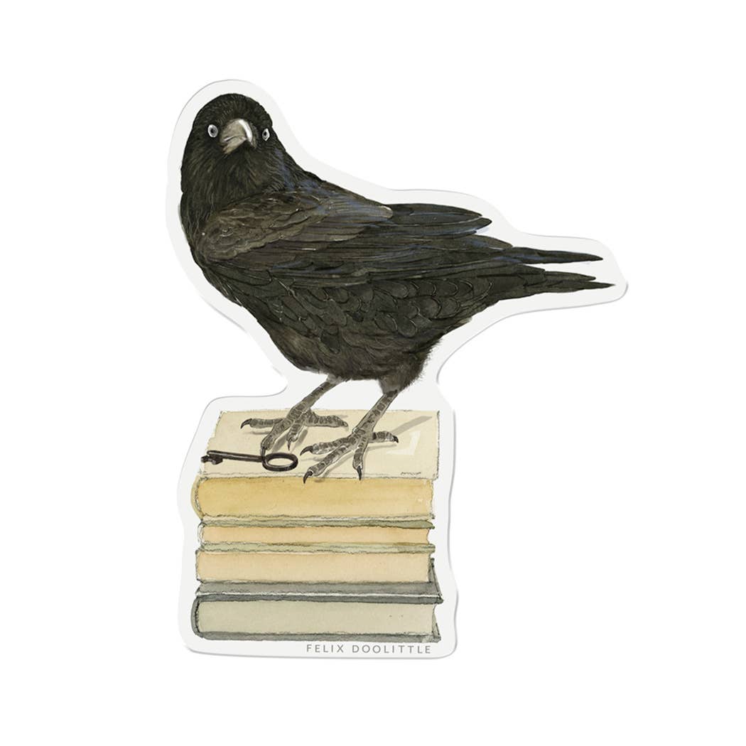 Crow Nest - Vinyl Stickers - Bookish Bird