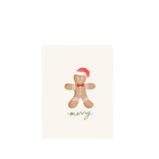 Merry Gingerbread Holiday Mini Card