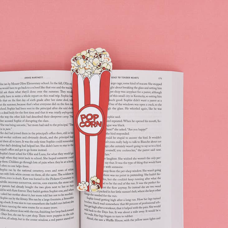 Popcorn Bookmark (it’s die cut!)