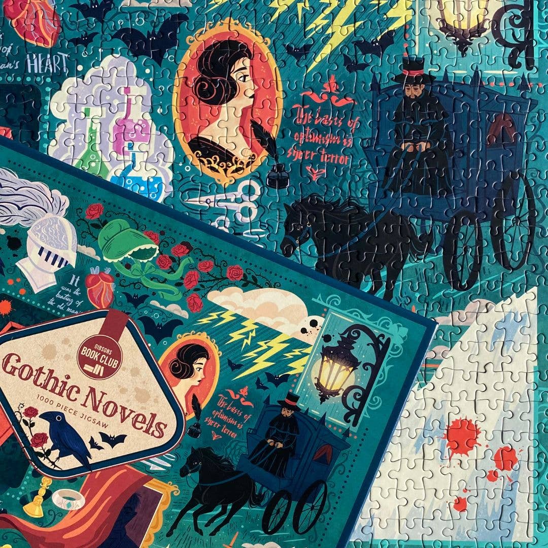 Book Club: Gothic Novels 1000 Piece Jigsaw Puzzle