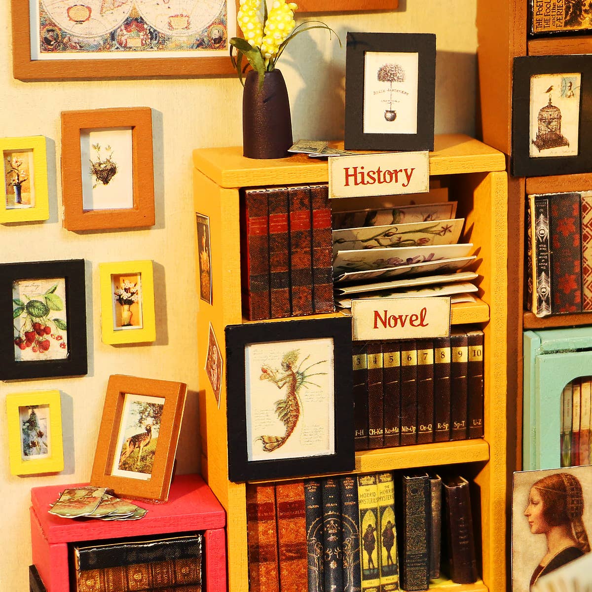 DIY Miniature House Kit: Sam's Study
