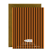 Trick Or Treat Spooky Pumpkins Fall Halloween Card