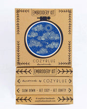 Night sky embroidery kit